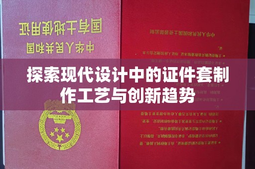 东莞探索现代设计中的证件套制作工艺与创新趋势
