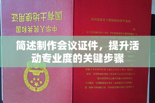 东莞简述制作会议证件，提升活动专业度的关键步骤